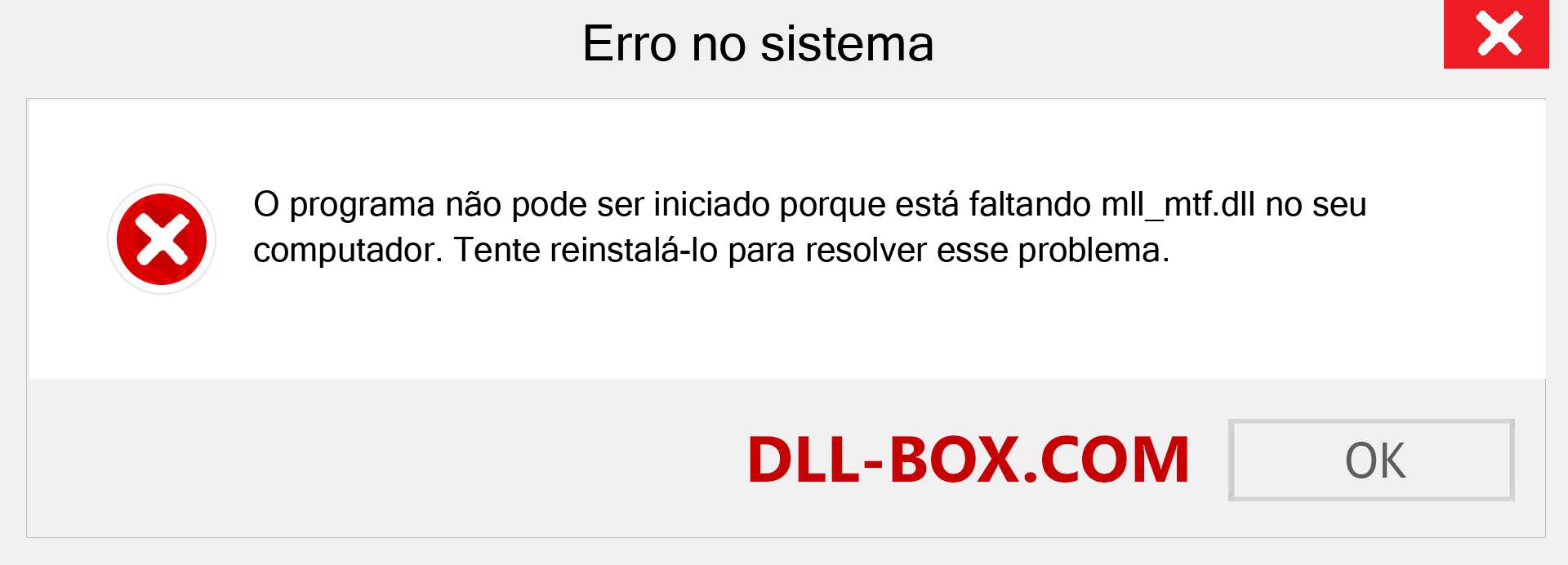 Arquivo mll_mtf.dll ausente ?. Download para Windows 7, 8, 10 - Correção de erro ausente mll_mtf dll no Windows, fotos, imagens